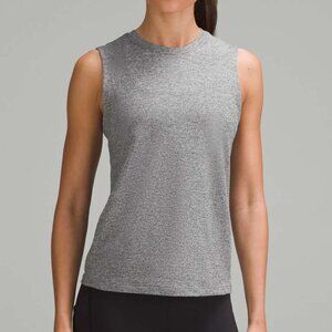 Lululemon License to Train Classic-Fit Tank Top Heathered Black sz 8 $58